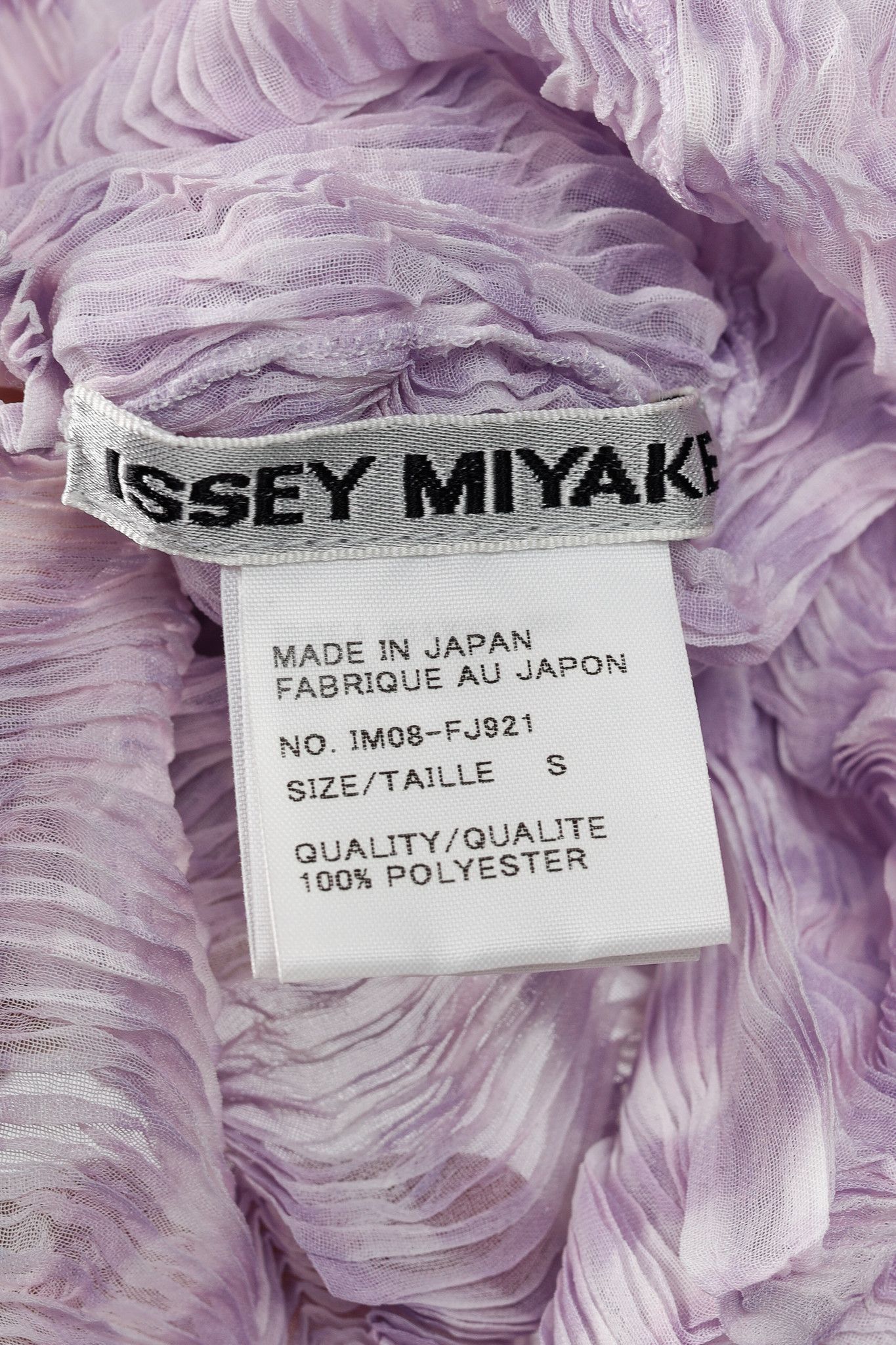 Pleats Please Issey Miyake Issey Miyake Pleated Mock-Neck Long-Sleeve Popcorn Top Size S / US 4 / IT 40 - 8 Thumbnail