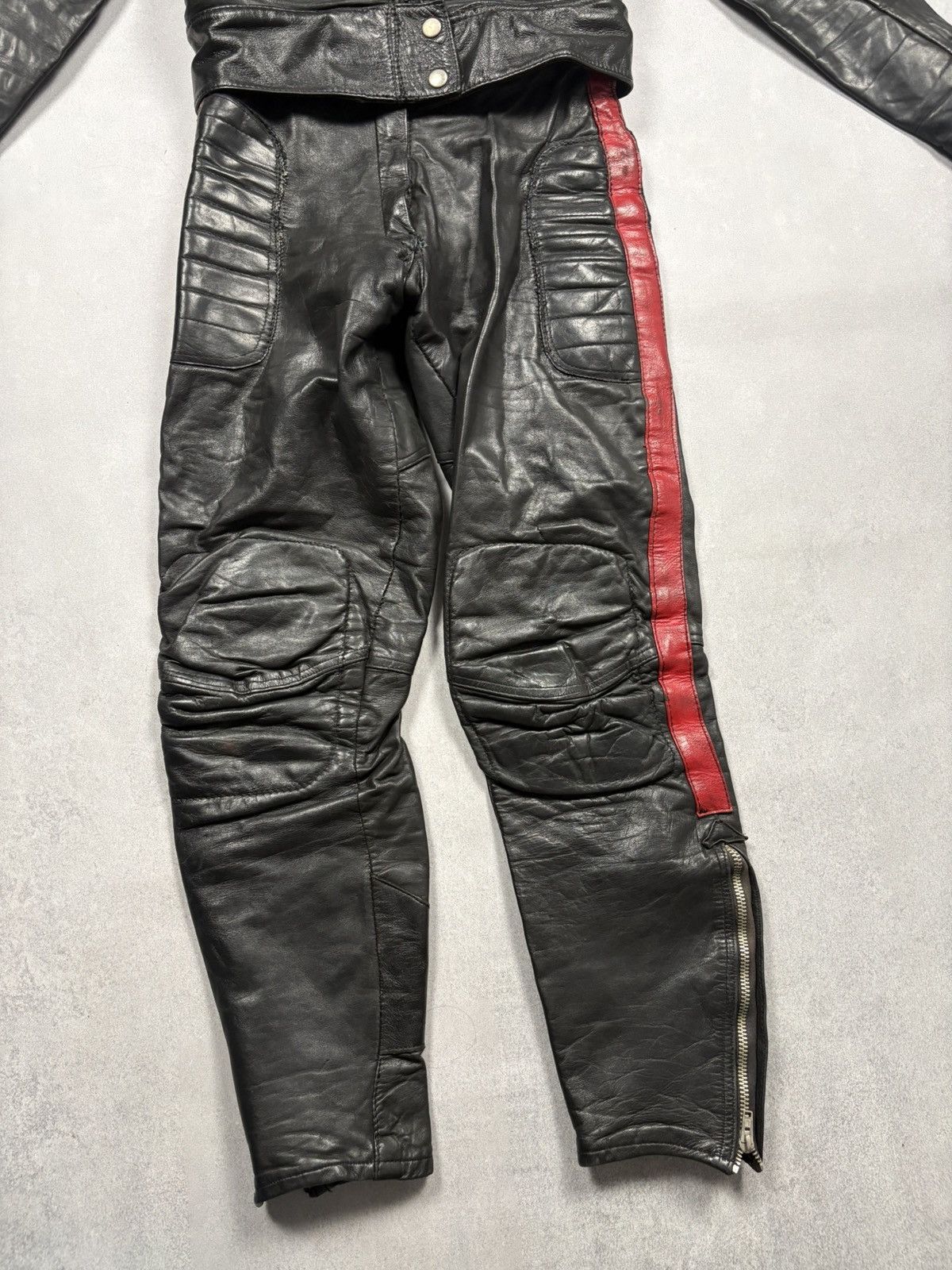 Belstaff Vintage 70s Belstaff Black Leather Motorcycle Suit Archive Size US S / EU 44-46 / 1 - 7 Thumbnail