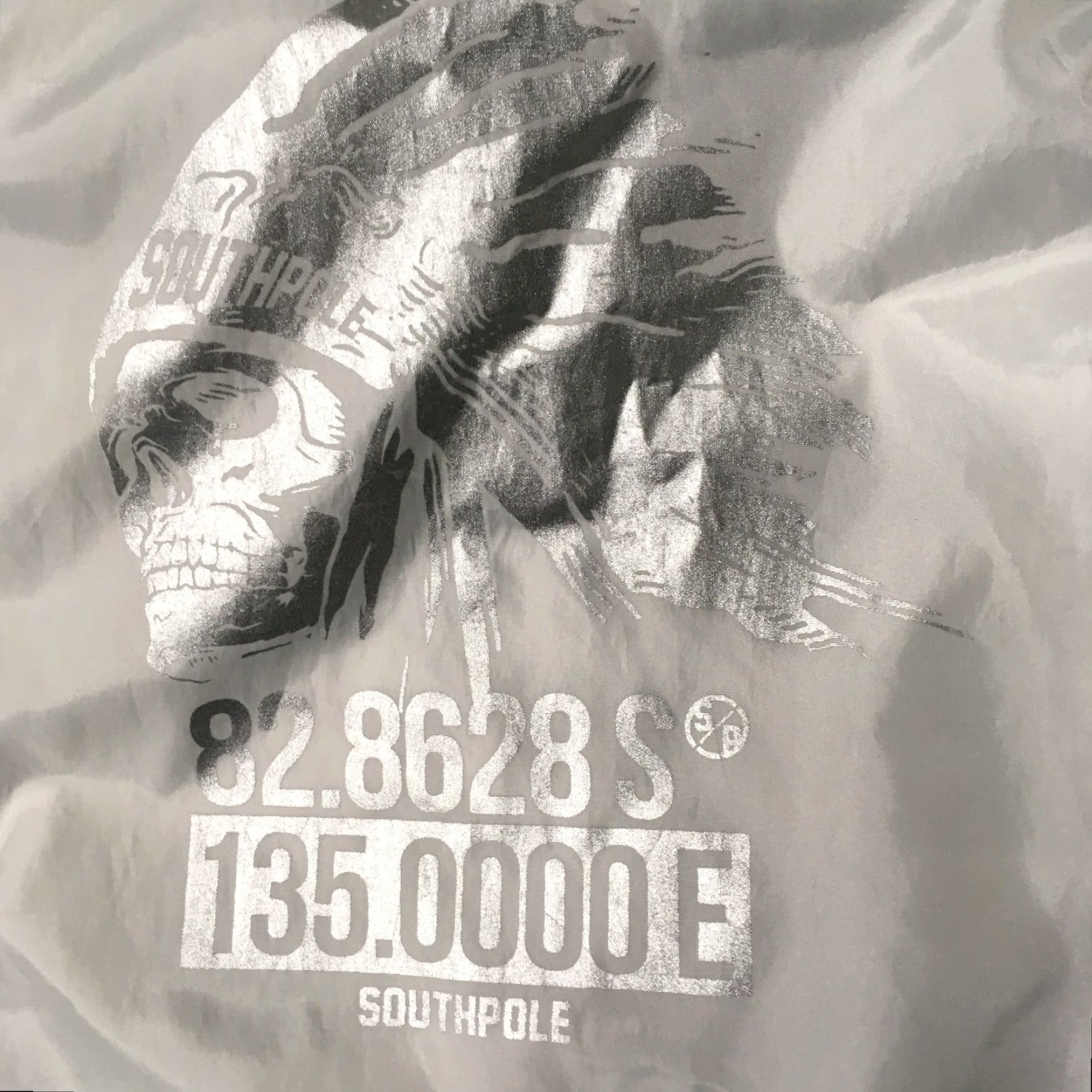 Southpole VINTAGE Southpole Jacket Men Large White Hooded Windbreaker Zip Pockets Kangaroo Pocket Casual Travel 90s Style Mens Size US L / EU 52-54 / 3 - 3 Thumbnail