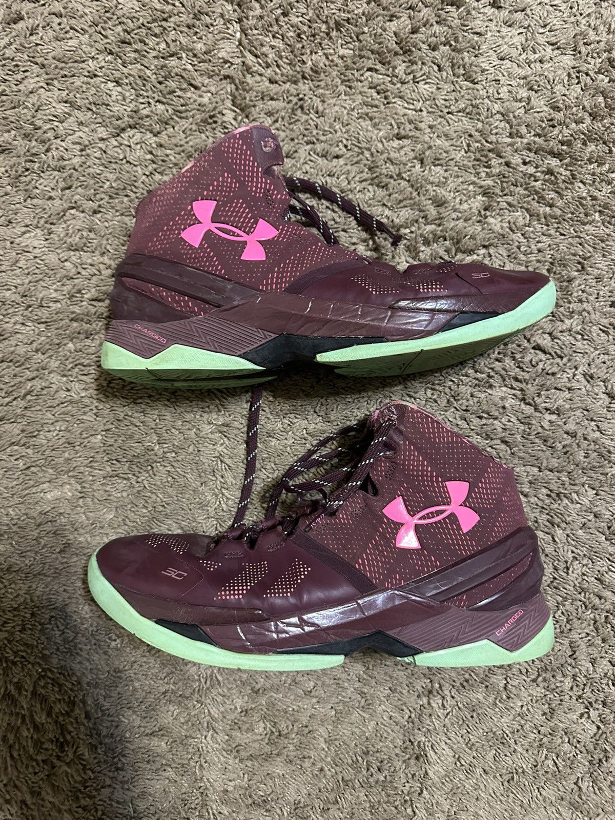 Under Armour × Vintage Vintage Under Armor Curry 2 “BHM” 2016 size 13 Size US 13 / EU 46 - 7 Thumbnail