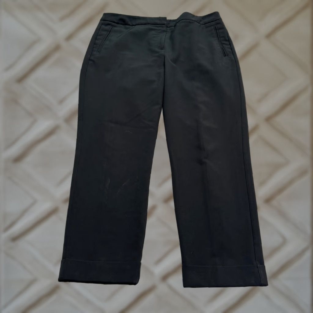 Adrianna Papell Adrianna Papell Pants Women 12 Black High Rise Career 36x26 Size 34" / US 12 / IT 48 - 1 Thumbnail