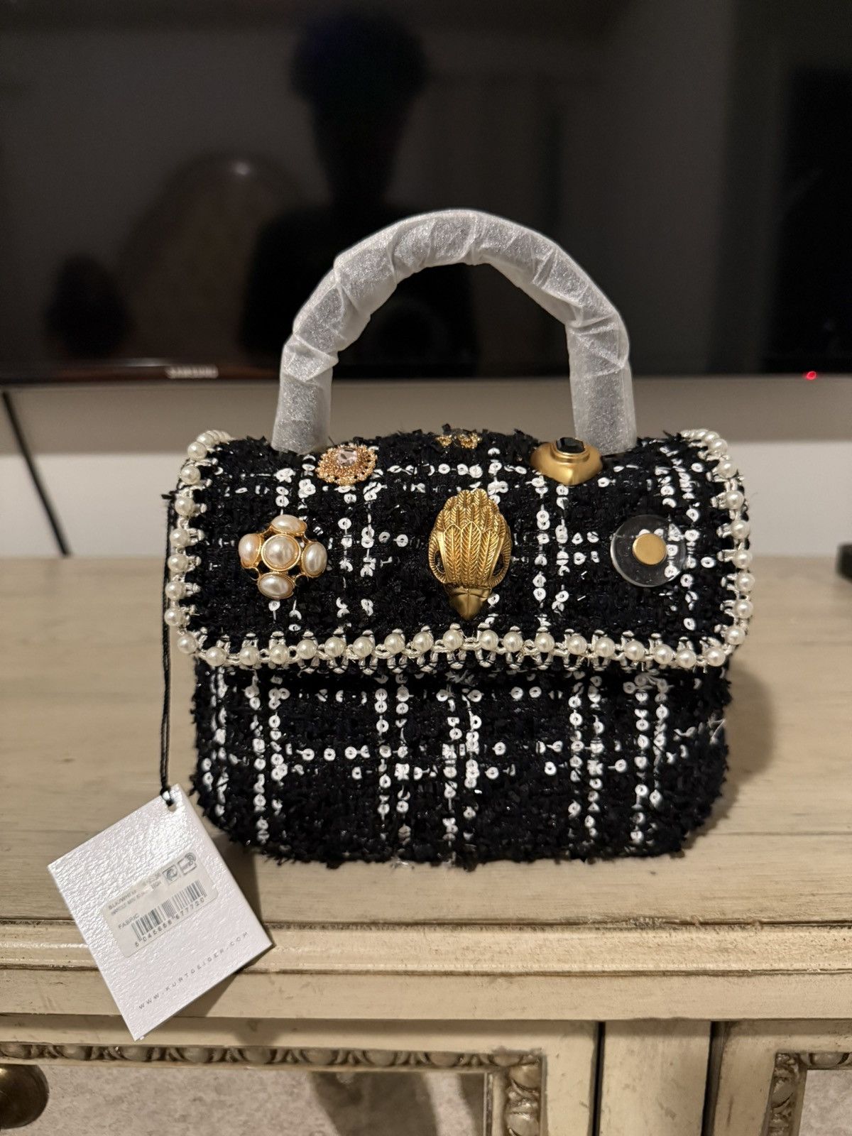 Kurt Geiger Mini Kensington Purse in Black, Women's