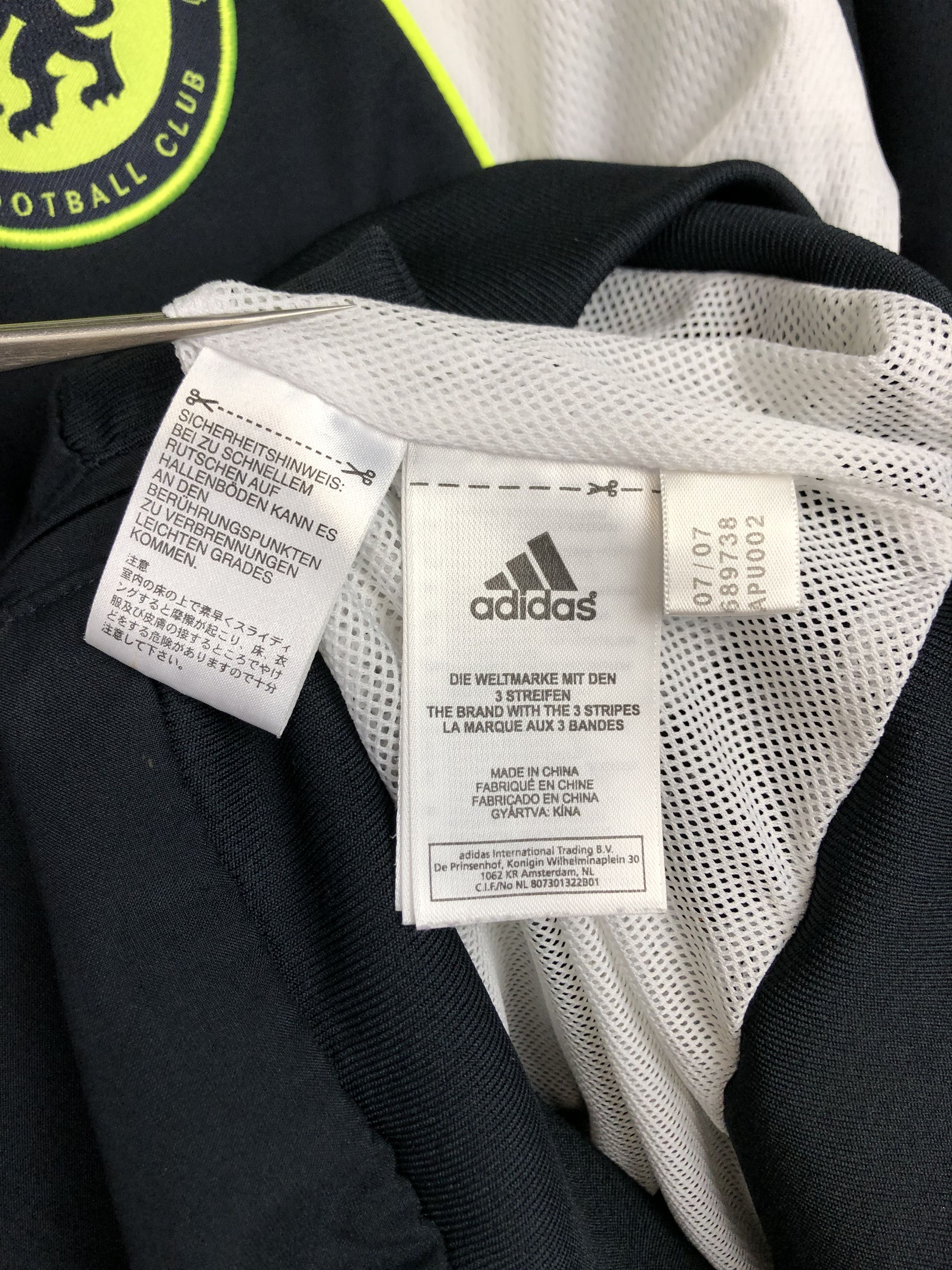 Adidas Vintage Adidas Chelsea Football Jacket Soccer Hooded Track Size US M / EU 48-50 / 2 - 9 Thumbnail