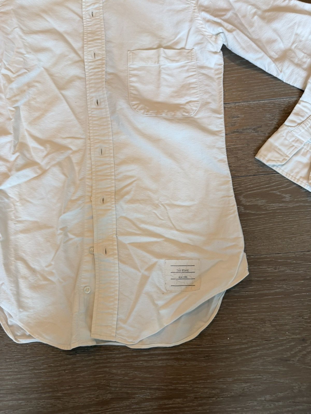 Thom Browne Thom Browne White Oxford Size US S / EU 44-46 / 1 - 2 Thumbnail