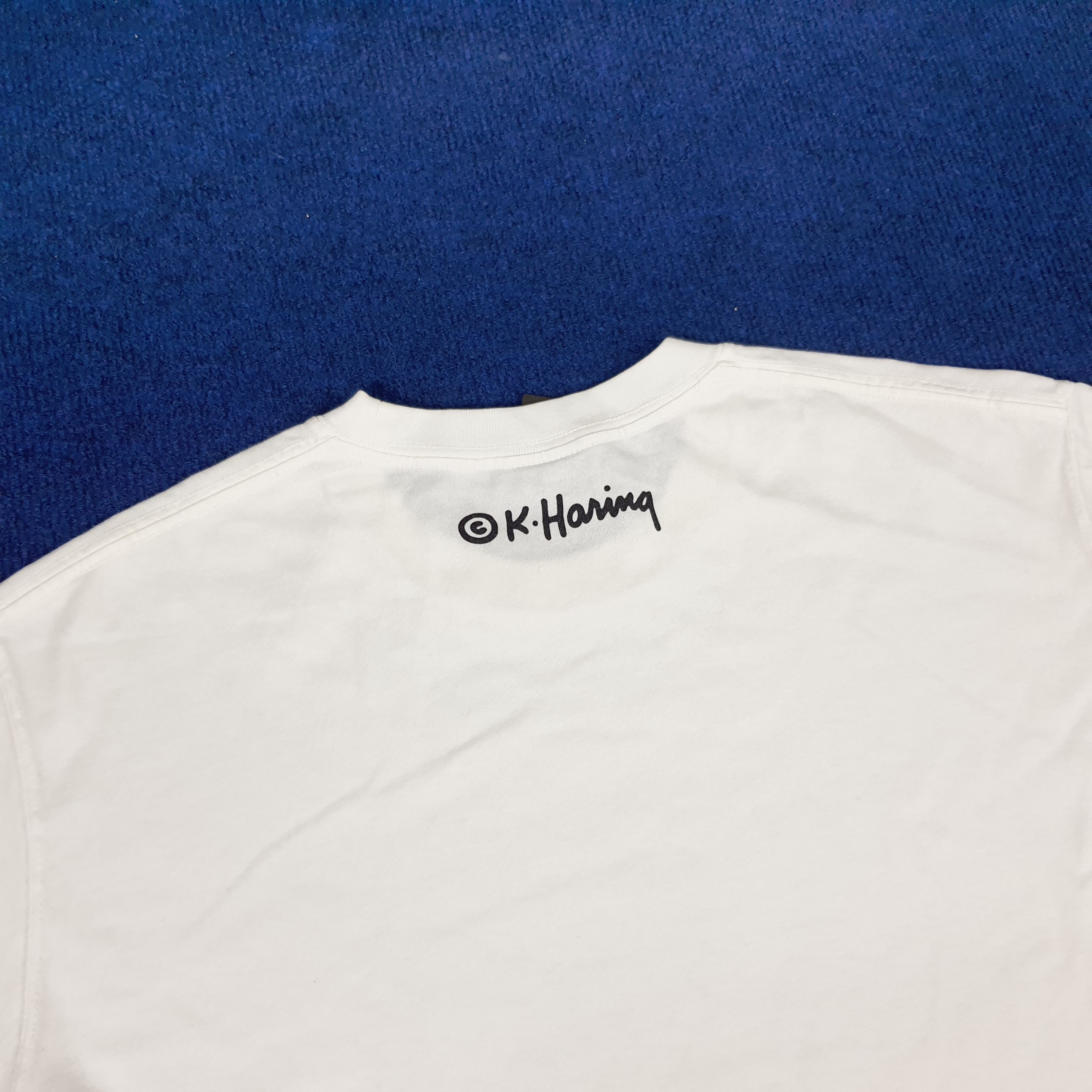 Keith Haring × Vintage Vintage Keith Haring Skateboards Photo Tee T-shirt Size US L / EU 52-54 / 3 - 4 Thumbnail
