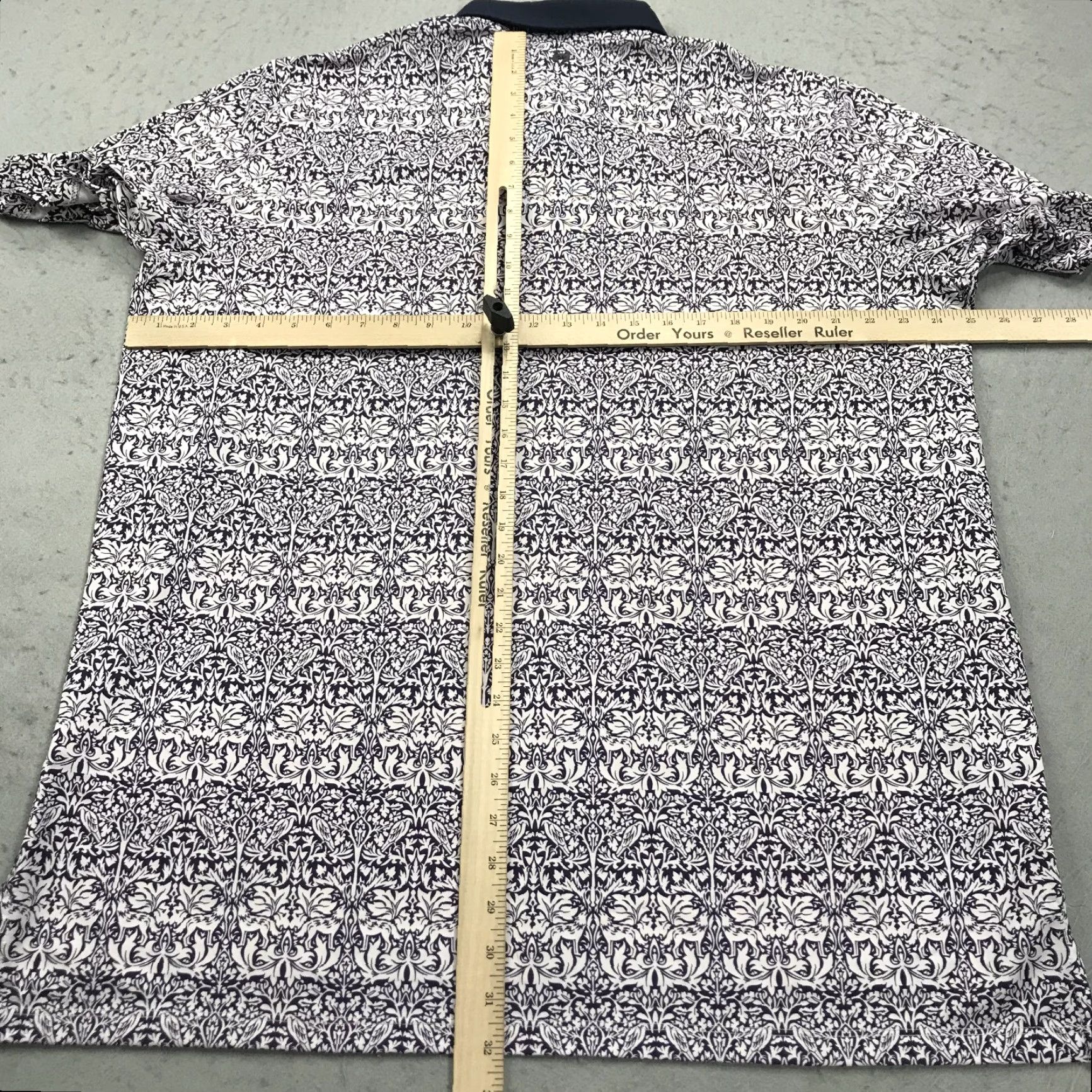 Vintage Greyson Polo Shirt Mens XL Purple Geometric Golf Logo Casual Short Sleeve Polo XXL? Size US XL / EU 56 / 4 - 7 Thumbnail