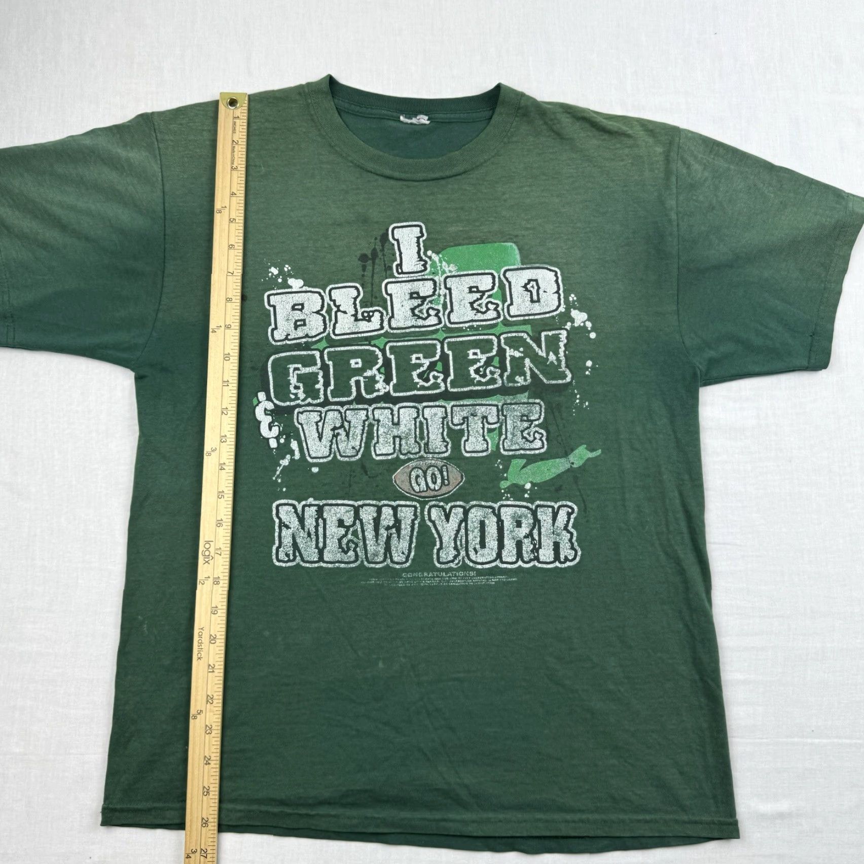 Vintage VINTAGE New York Jets T-Shirt Adult Medium Green 90s Grunge Sports Y2K Men Size US M / EU 48-50 / 2 - 5 Thumbnail