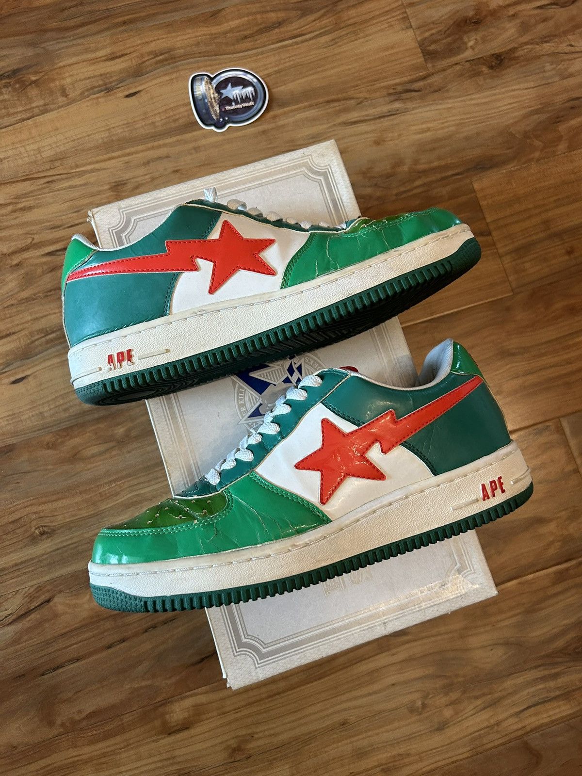 Bape OG Bape Heineken Bapestas Size US 10 / EU 43 - 2 Thumbnail