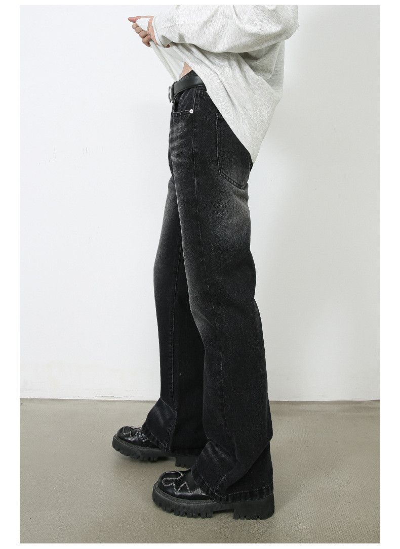 Japanese Brand × Vintage Japanese retro loose straight-leg whisker flared jeans Size US 32 / EU 48 - 5 Thumbnail