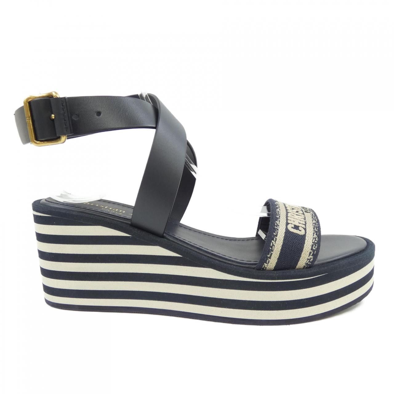 Dior Dior Christian Dior Embroidery Cotton Sandals Cotton Shoes KCO270ERC DUTY FREE for USA Size ONE SIZE - 1 Thumbnail