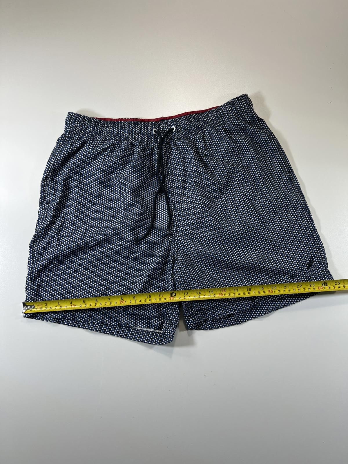 Unknown London Nautica Men's Navy Patterned Swim Shorts L Size US 34 / EU 50 - 1 Thumbnail