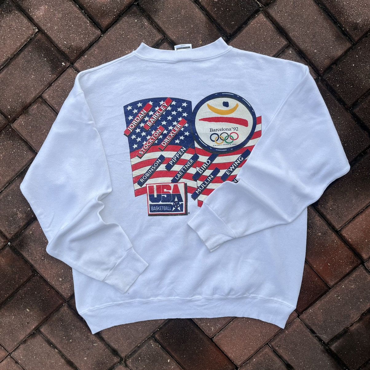 Tultex × Vintage VINTAGE 90s TULTEX BASKETBALL DREAM TEAM OLYMPIC Size US L / EU 52-54 / 3 - 10 Thumbnail