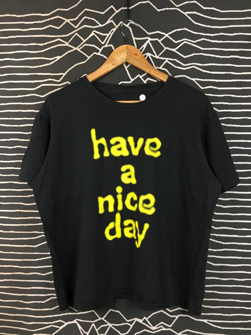 Vintage Have A Nice Day Y2K Aesthetic Boxy Fit Graphic Tee Size US L / EU 52-54 / 3 - 1 Thumbnail