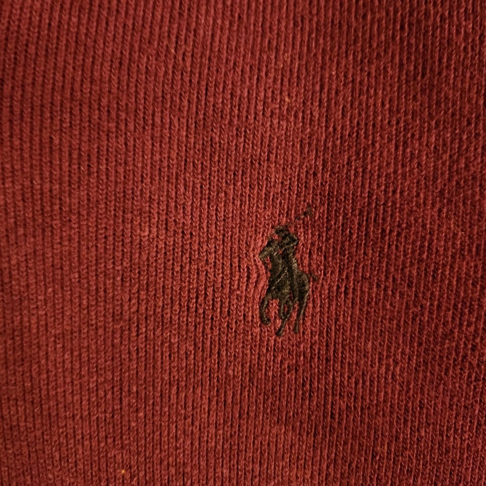 Ralph Lauren Polo Ralph Lauren Shawl Collar Sweater Men’s Medium Burgundy Red Shirt Pullover Knit Embroidered Logo Regular Size US M / EU 48-50 / 2 - 3 Thumbnail