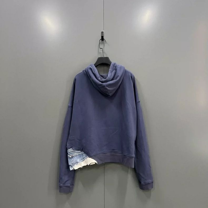 Greg Lauren greg lauren size 4Washed vintage patchwork hoodie 2505-Next Size XL / US 12-14 / IT 48-50 - 2 Thumbnail