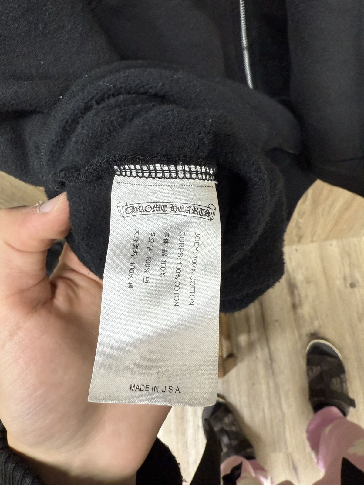 Chrome Hearts Chrome Hearts Foti Zip Up Hoodie Size US L / EU 52-54 / 3 - 9 Thumbnail