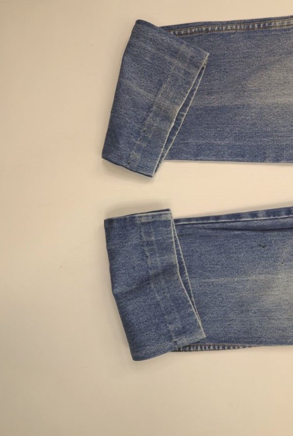 Vintage Vintage 90s Streetwear Straight Leg Denim Jeans Blue Cotton Size 28" / US 6 / IT 42 - 5 Thumbnail