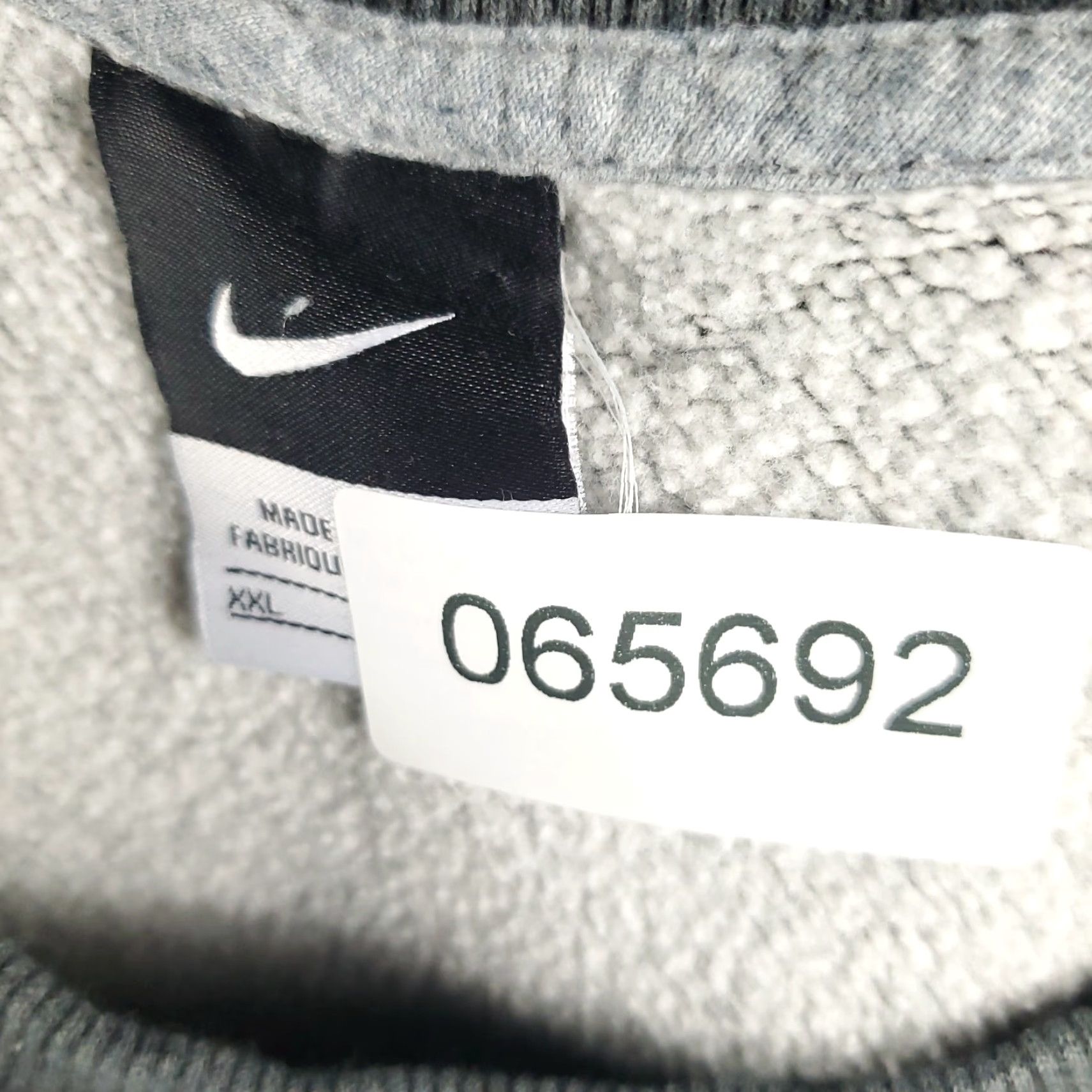 Nike Nike Sweater Mens 2XL Gray Fleece Pullover Crew Sweatshirt Size US XXL / EU 58 / 5 - 8 Thumbnail