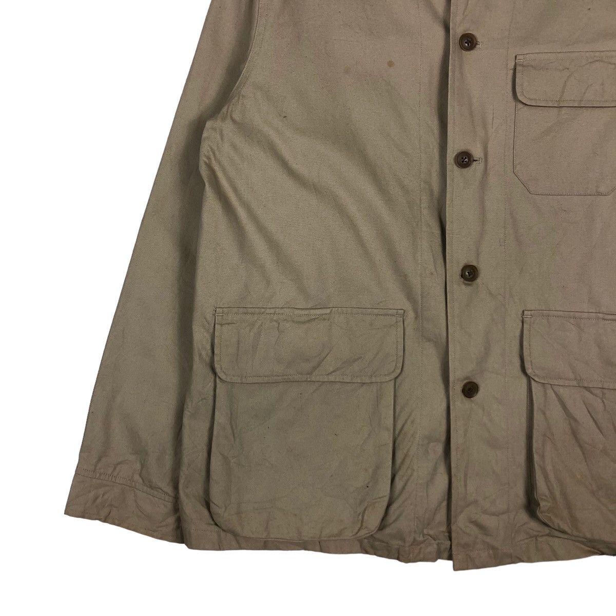 Issey Miyake 🔥Vintage Chore Work Button Jacket Blanket Famock Japan Size US L / EU 52-54 / 3 - 4 Thumbnail
