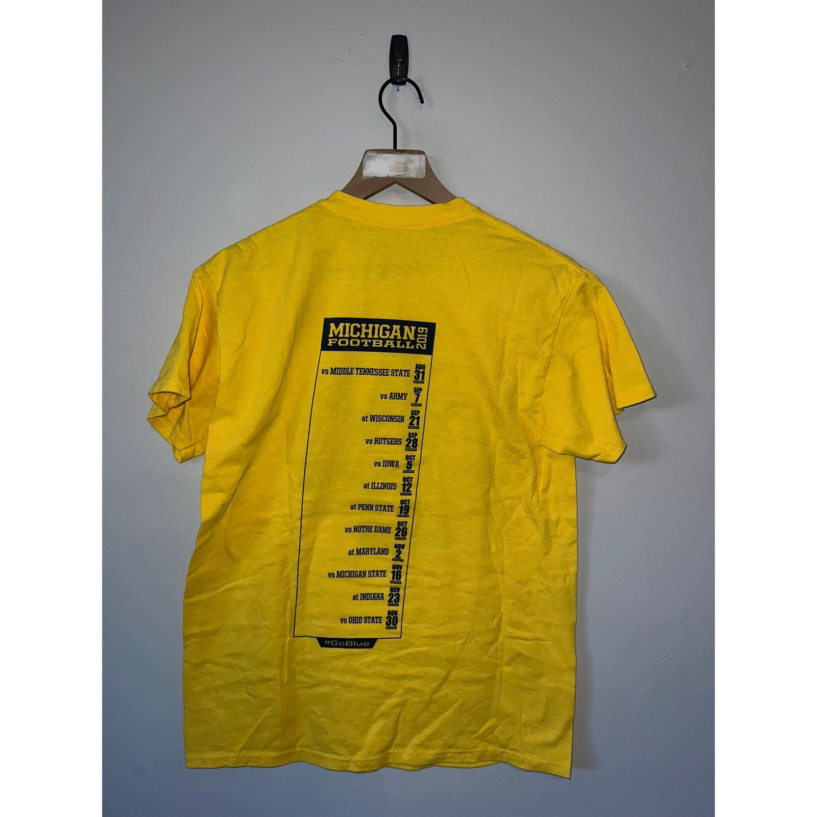 NCAA Michigan Football Shirt Go Blue NCAA College Shirt M Medium Size US M / EU 48-50 / 2 - 5 Thumbnail
