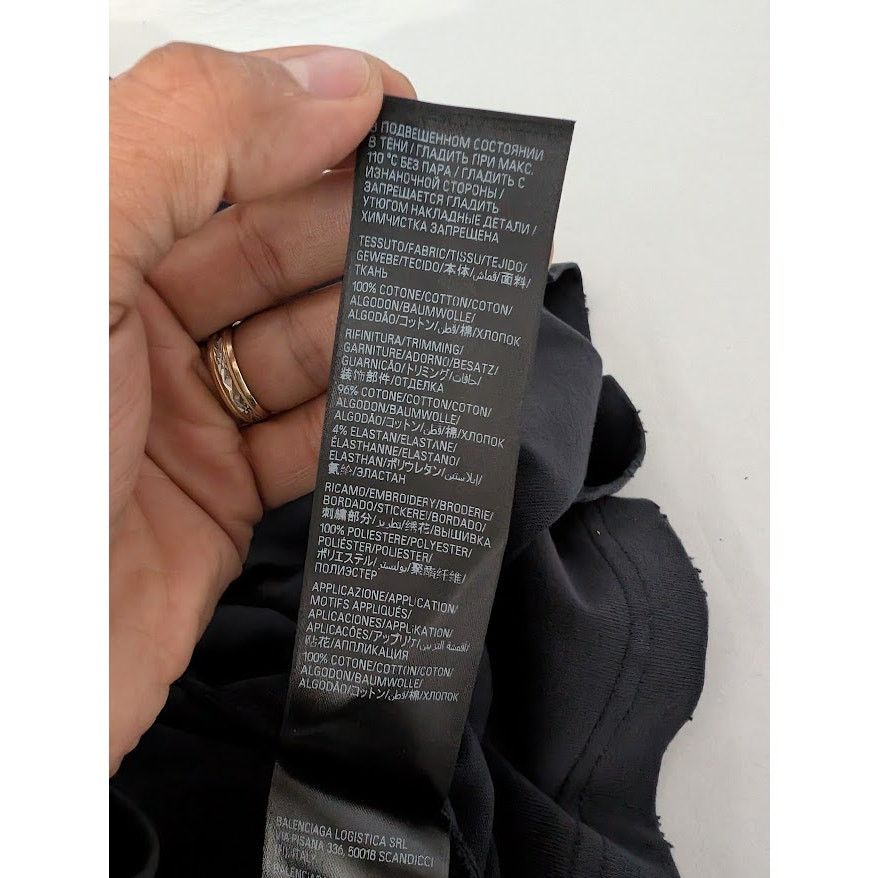 Balenciaga o1rshd1 Be Kind Vintage Jersey Faded Oversized T-Shirt Size US XL / EU 56 / 4 - 15 Thumbnail