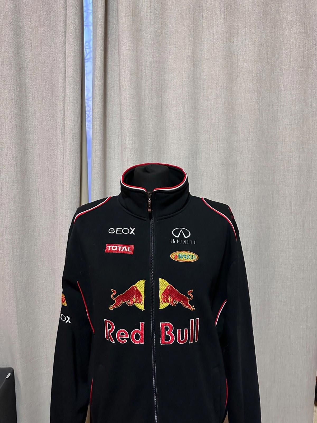 Red Bull VINTAGE RED BULL INFINITI BOMBER JACKET BLACK RACING MEN'S Size US XL / EU 56 / 4 - 2 Thumbnail