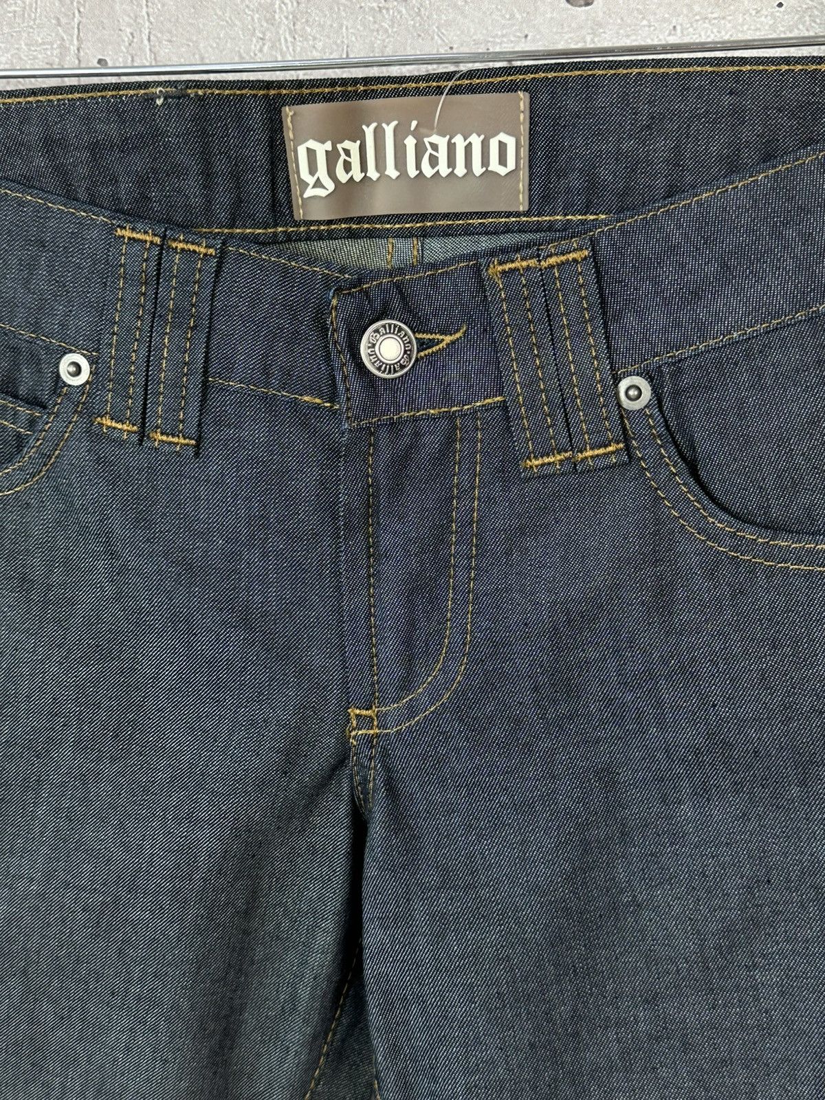 John Galliano NWT Galliano Vintage Made in Italy Dark Grey Women’s Jeans Size 26" / US 2 / IT 38 - 3 Thumbnail