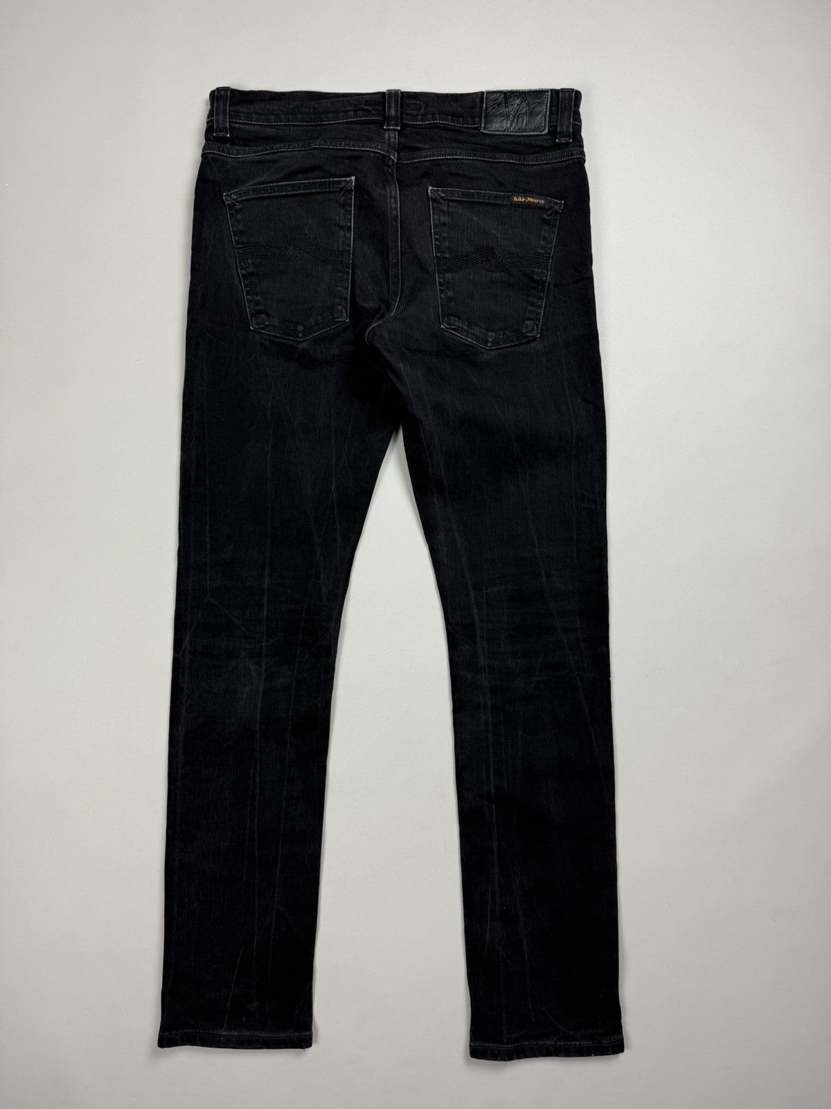 Nudie Jeans Nudie Jeans Co Lean Dean Dey Cold Black Men’s Jeans Size US 32 / EU 48 - 14 Thumbnail