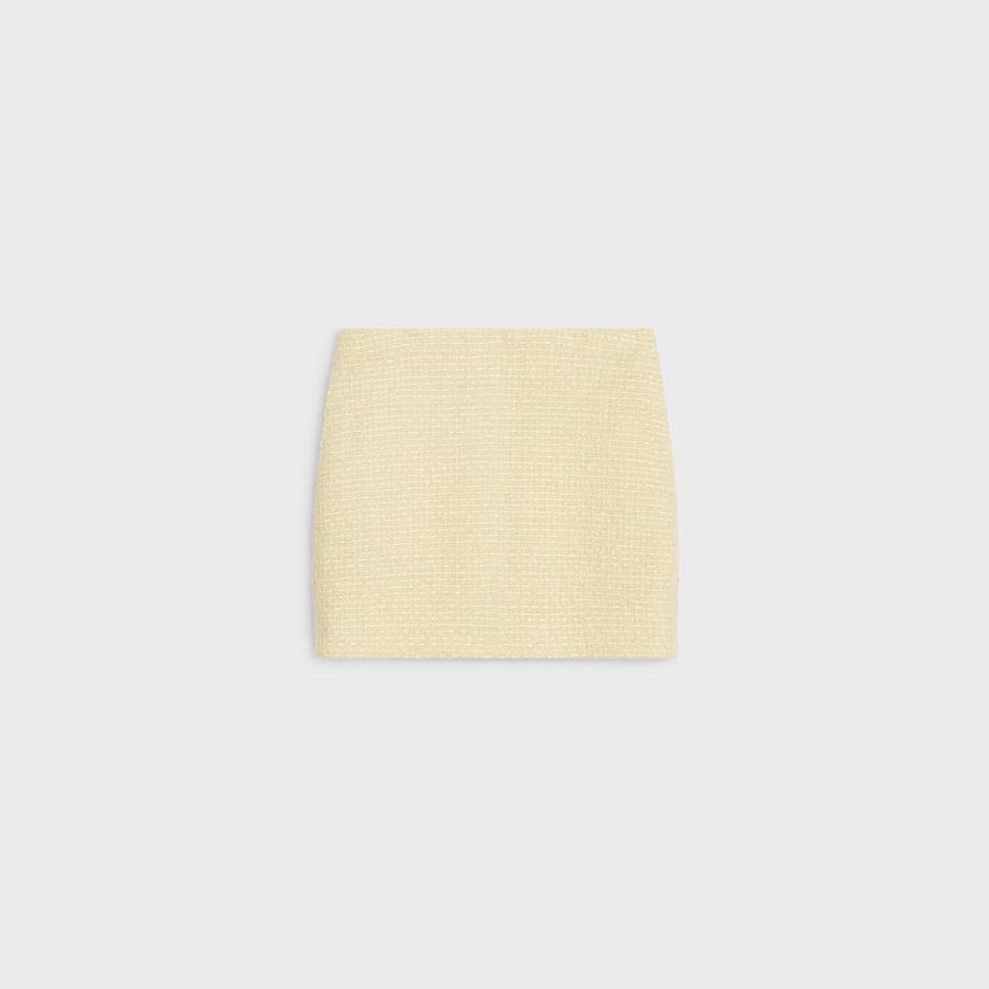 Celine o1loc1c1124 Skirts in Cream Size 32" / US 10 / IT 46 - 1 Thumbnail