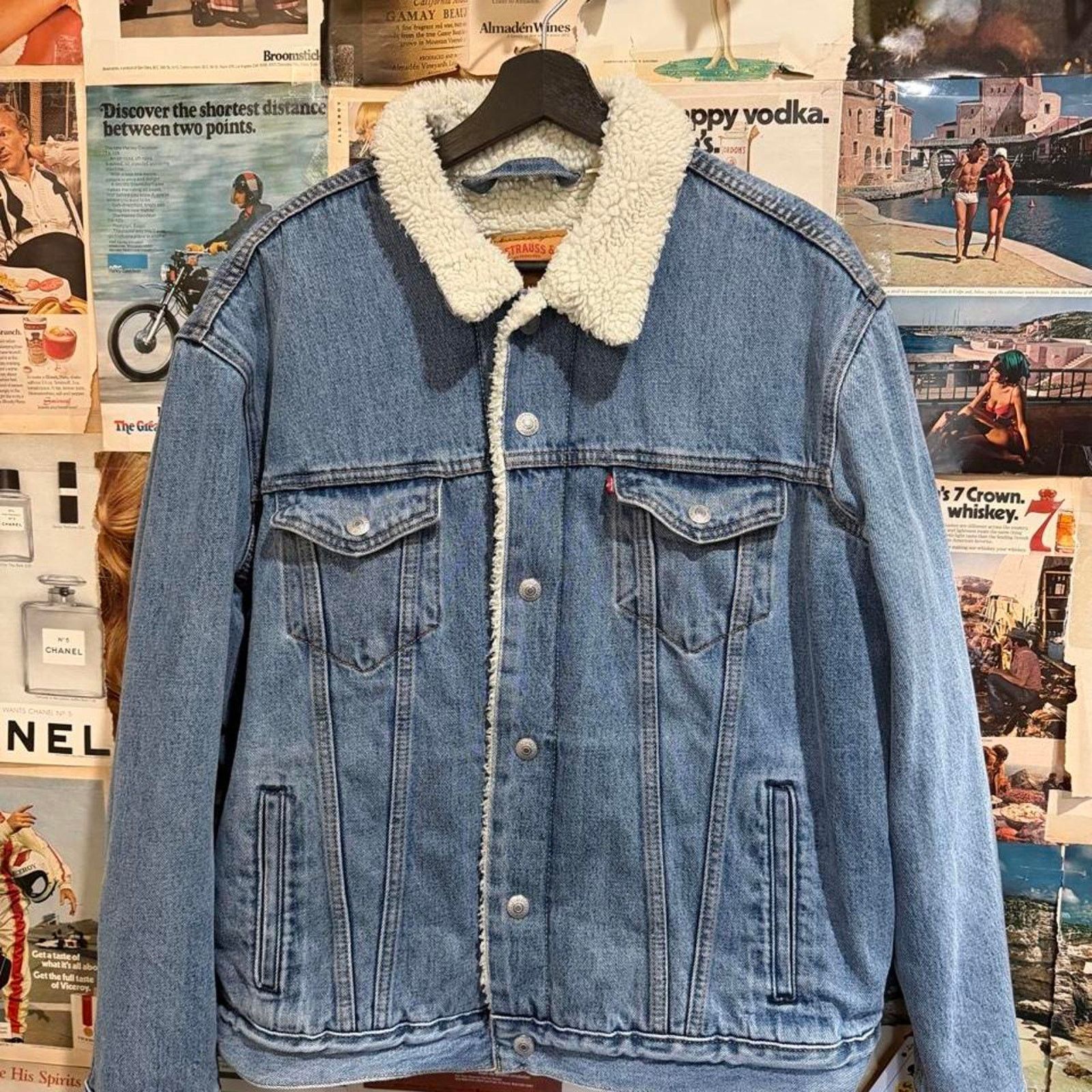 Levi's Levis blue denim jacket Size US L / EU 52-54 / 3 - 1 Thumbnail