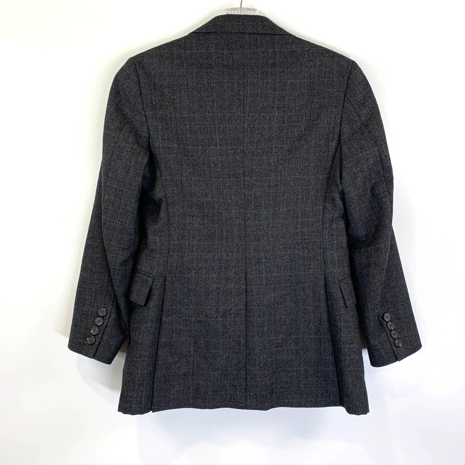 Polo Ralph Lauren Polo Ralph Lauren Plaid Blazer Vintage Wool Gray Size XS / US 0-2 / IT 36-38 - 11 Thumbnail