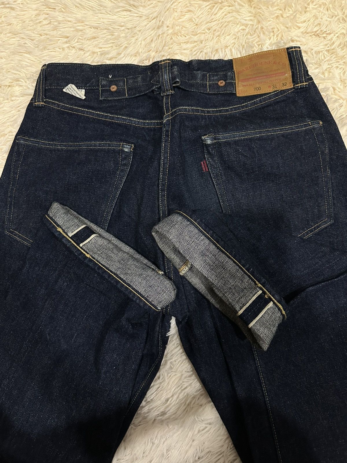 Warehouse & Co. Vintage Warehouse & Co Selvedge Buckle Back Size US 30 / EU 46 - 1 Thumbnail