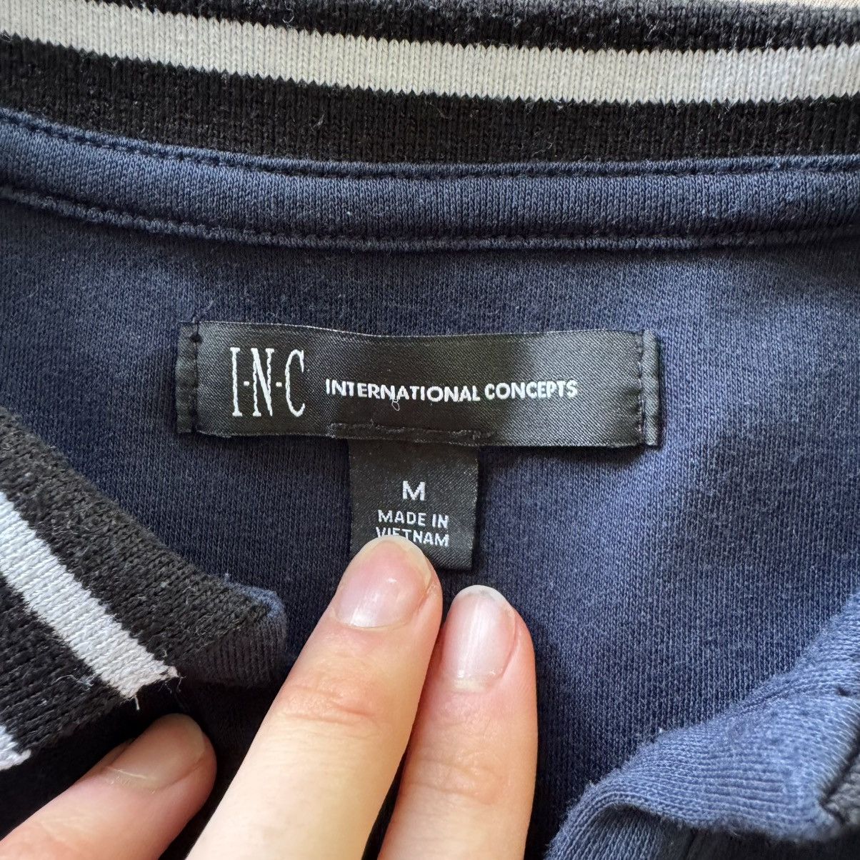 I.N.C INC International Concepts Johnny Collar Polo Shirt Size US M / EU 48-50 / 2 - 4 Thumbnail