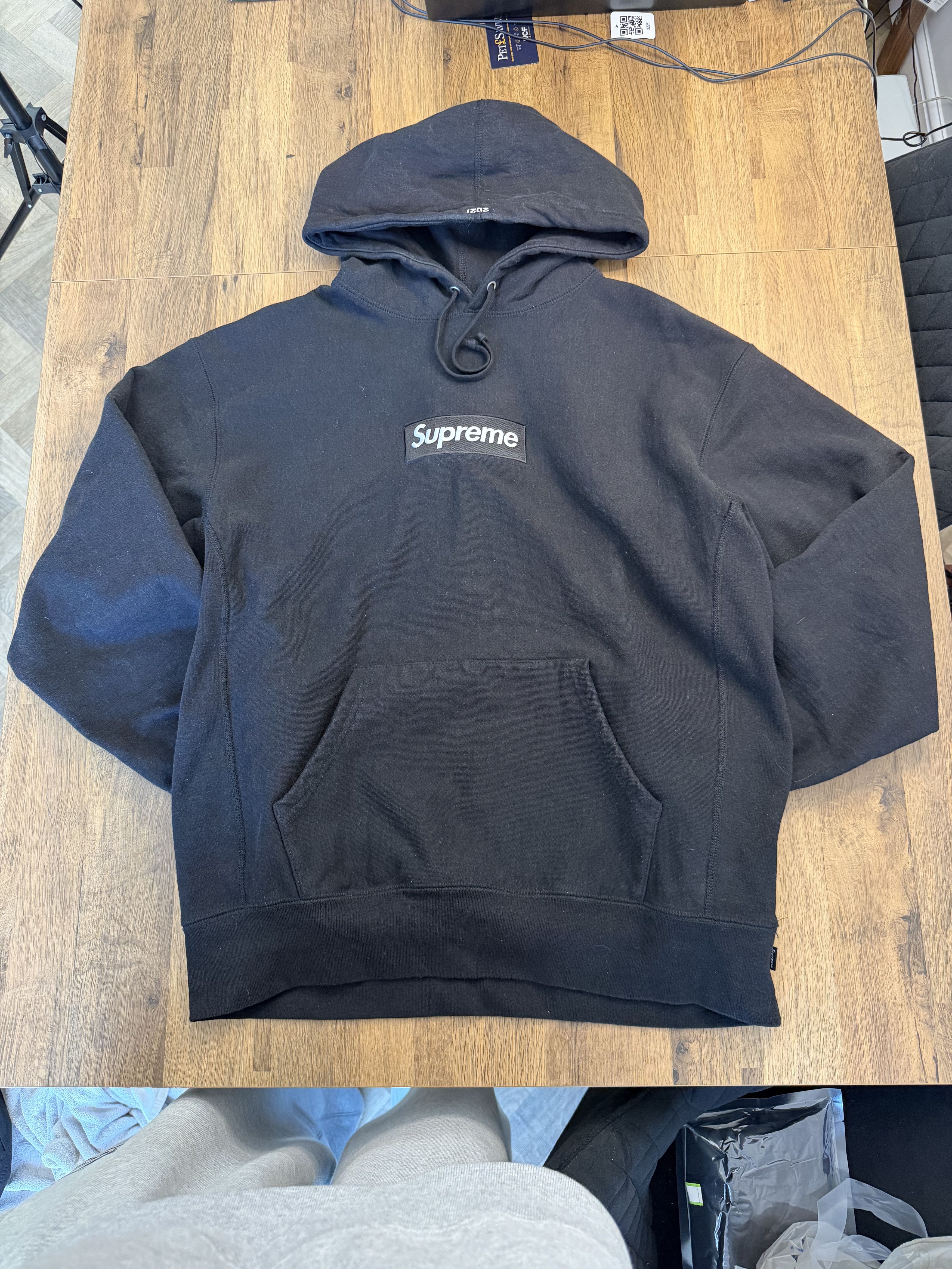 Supreme FW21 supreme box logo hoodie Size US L / EU 52-54 / 3 - 2 Thumbnail