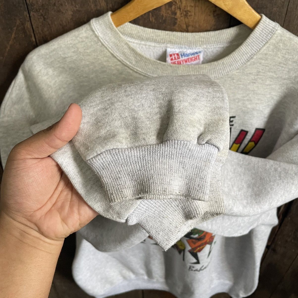 Hanes × Vintage Jammin Crewneck Sweatshirt Size US L / EU 52-54 / 3 - 5 Thumbnail
