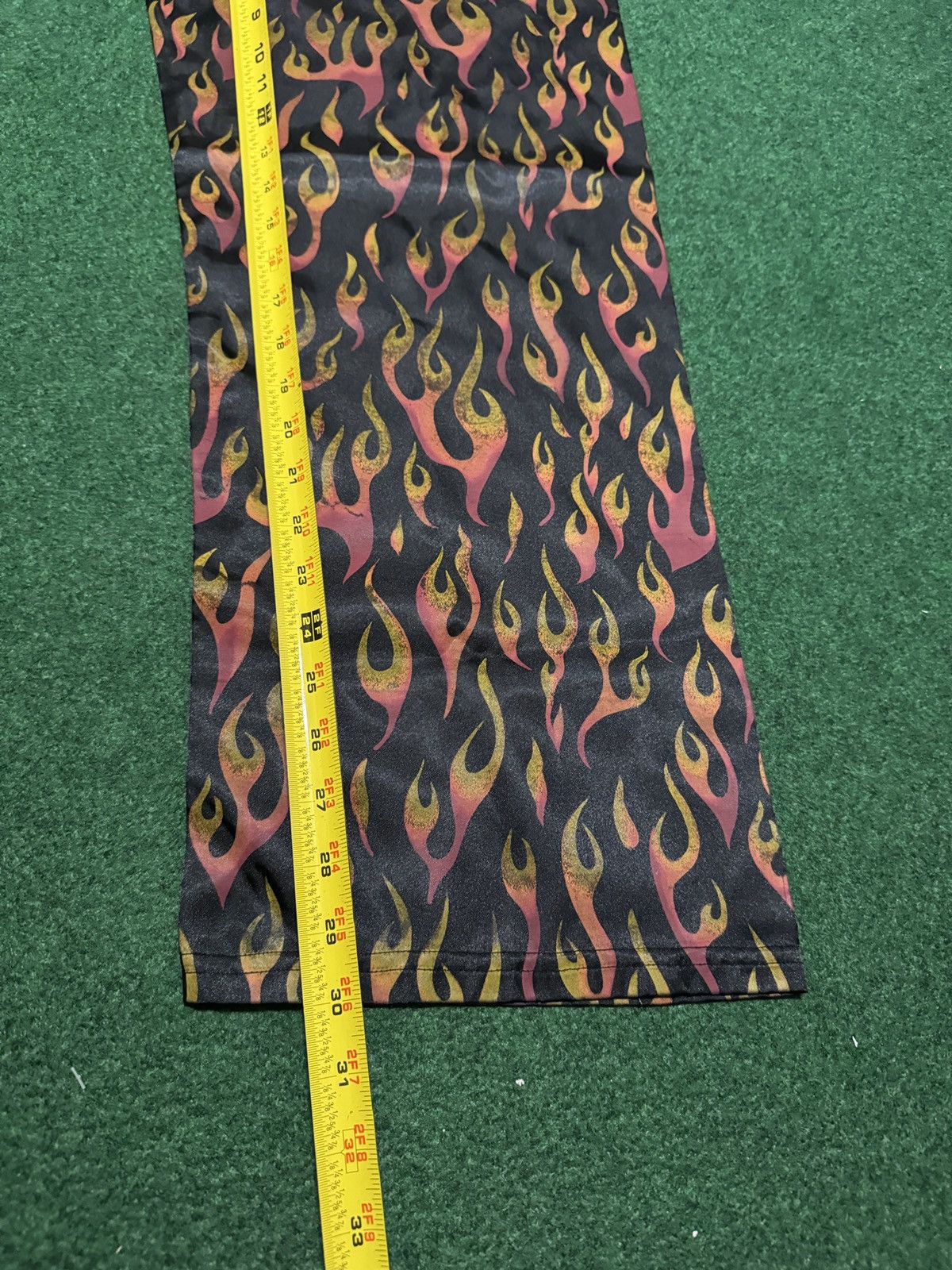 Vintage Vintage 80s 90s Flames Flame Print Retro Medium 24x30 Pants Size US 26 / EU 42 - 5 Thumbnail
