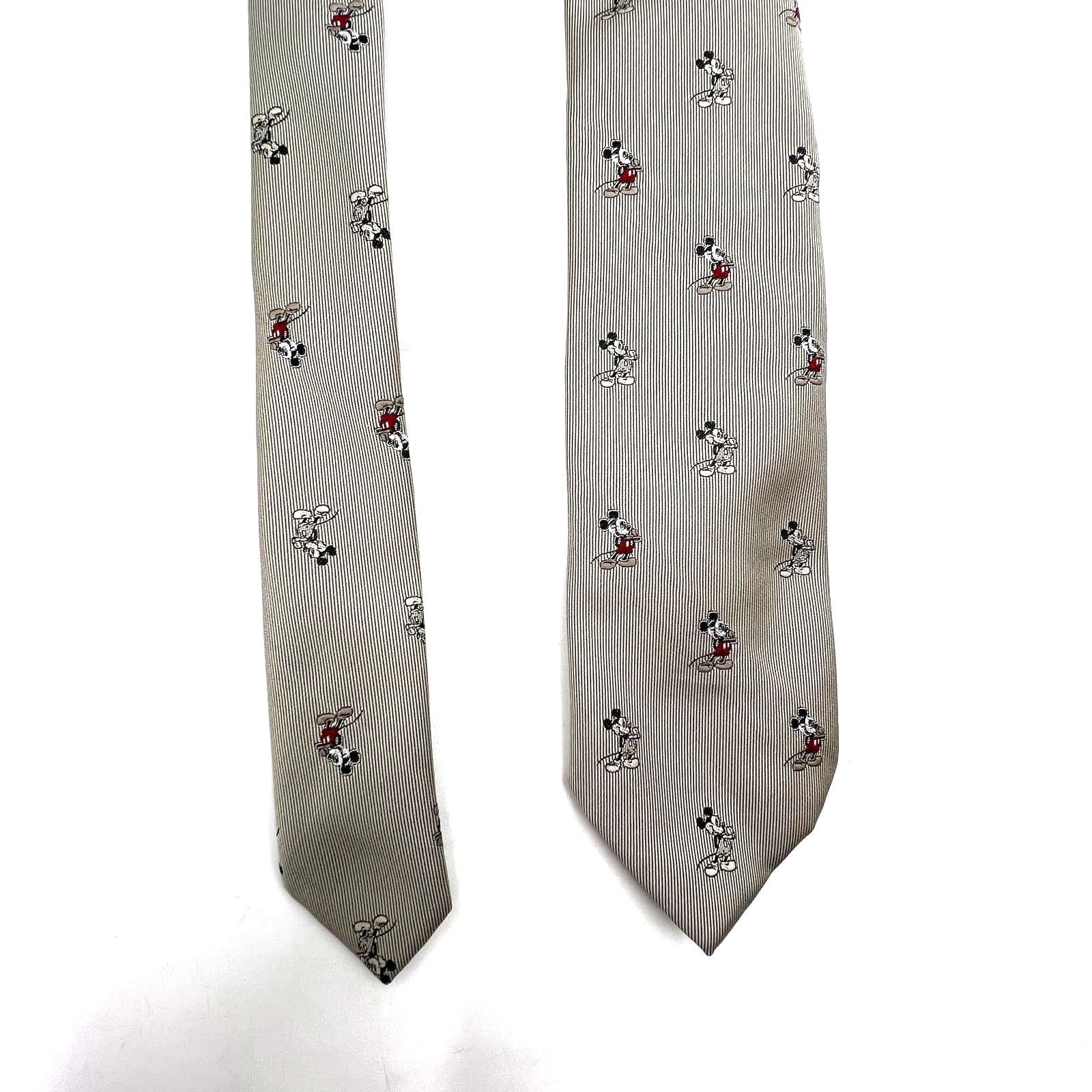 Disney Disney Balancine Mickey Mouse Tie Gray Vintage Size ONE SIZE - 6 Thumbnail