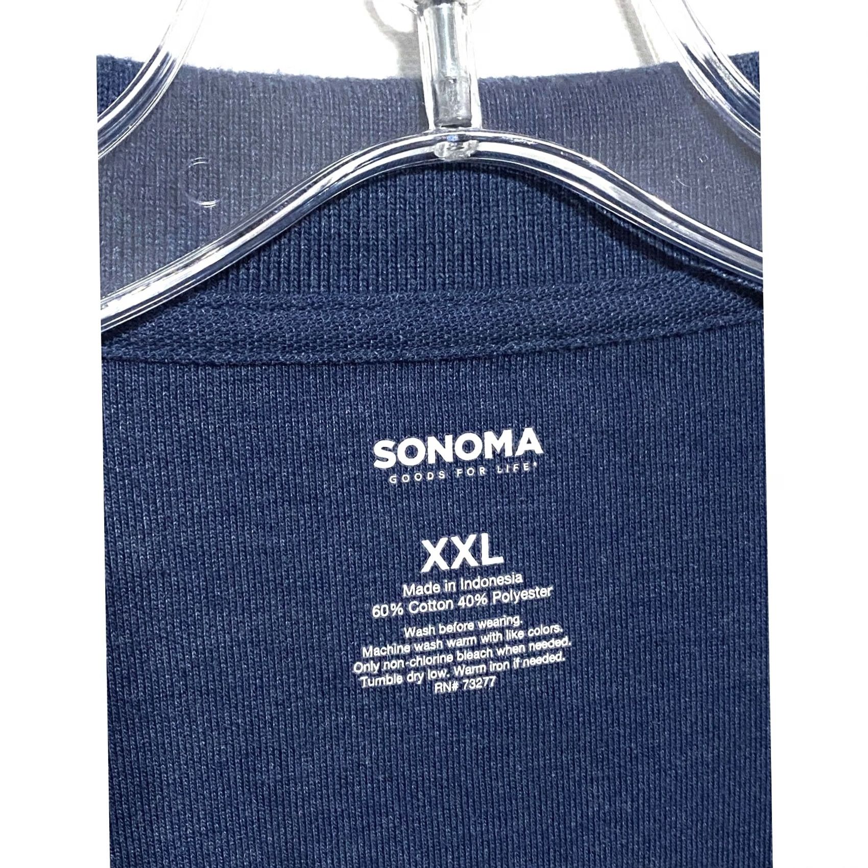Vintage VINTAGE Sonoma Blue Polo Shirt Men XXL Preppy Golf Classic Capsule Rugby Stretch Casual Size US XXL / EU 58 / 5 - 3 Thumbnail