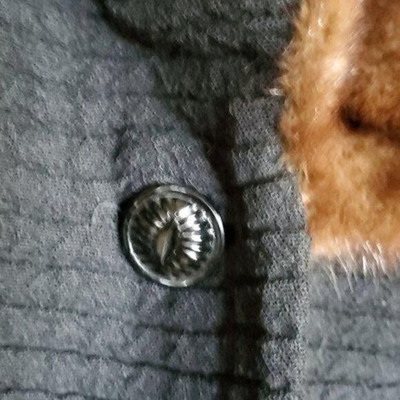 Vintage Vintage 60's Union Made Black Lined Fur Collar Sz. L Long Fu Size L / US 10 / IT 46 - 5 Thumbnail