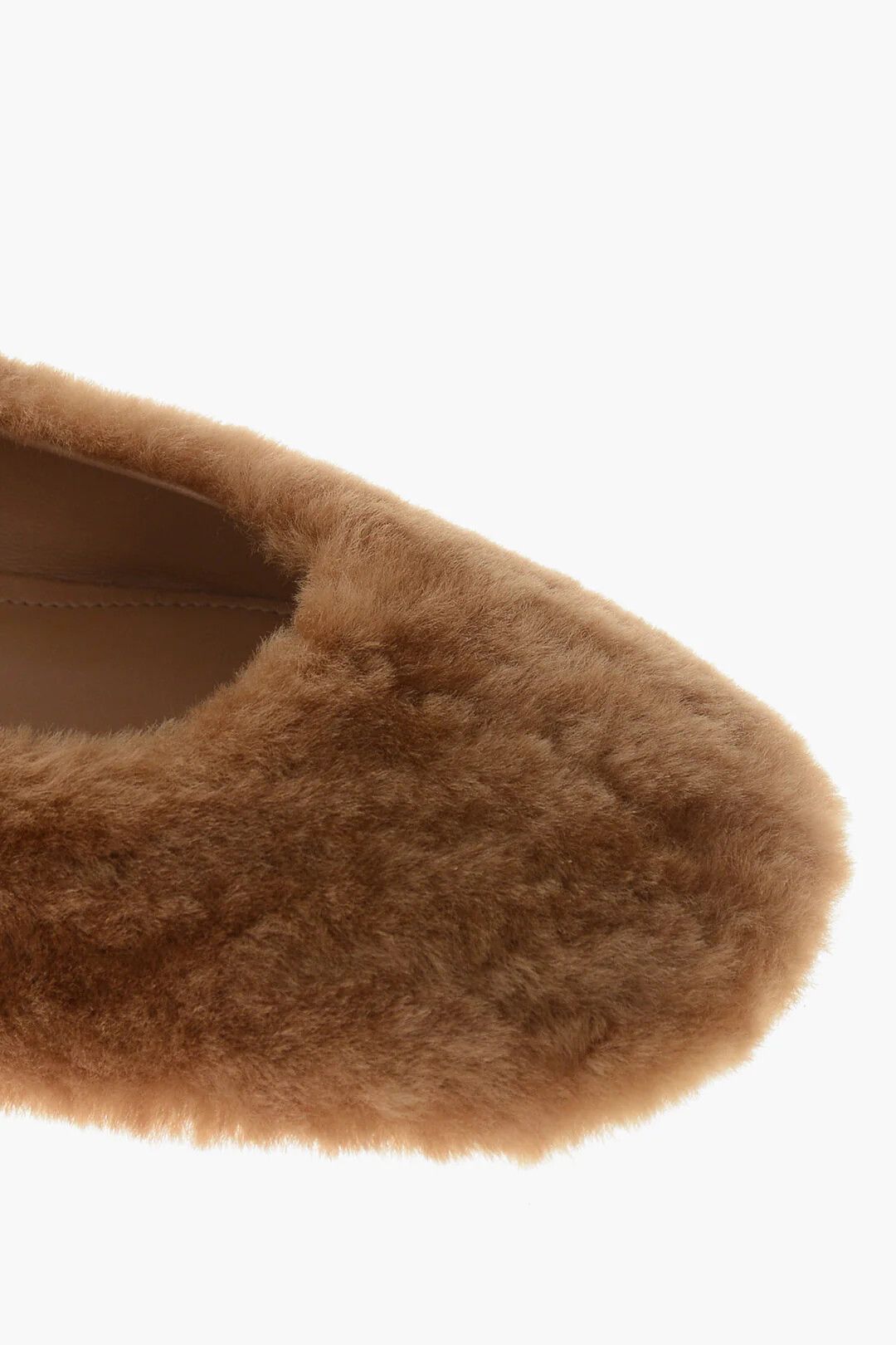 Dries Van Noten og1mm0426 Shearling Ballet Flats in Brown Size US 6 / IT 36 - 4 Thumbnail