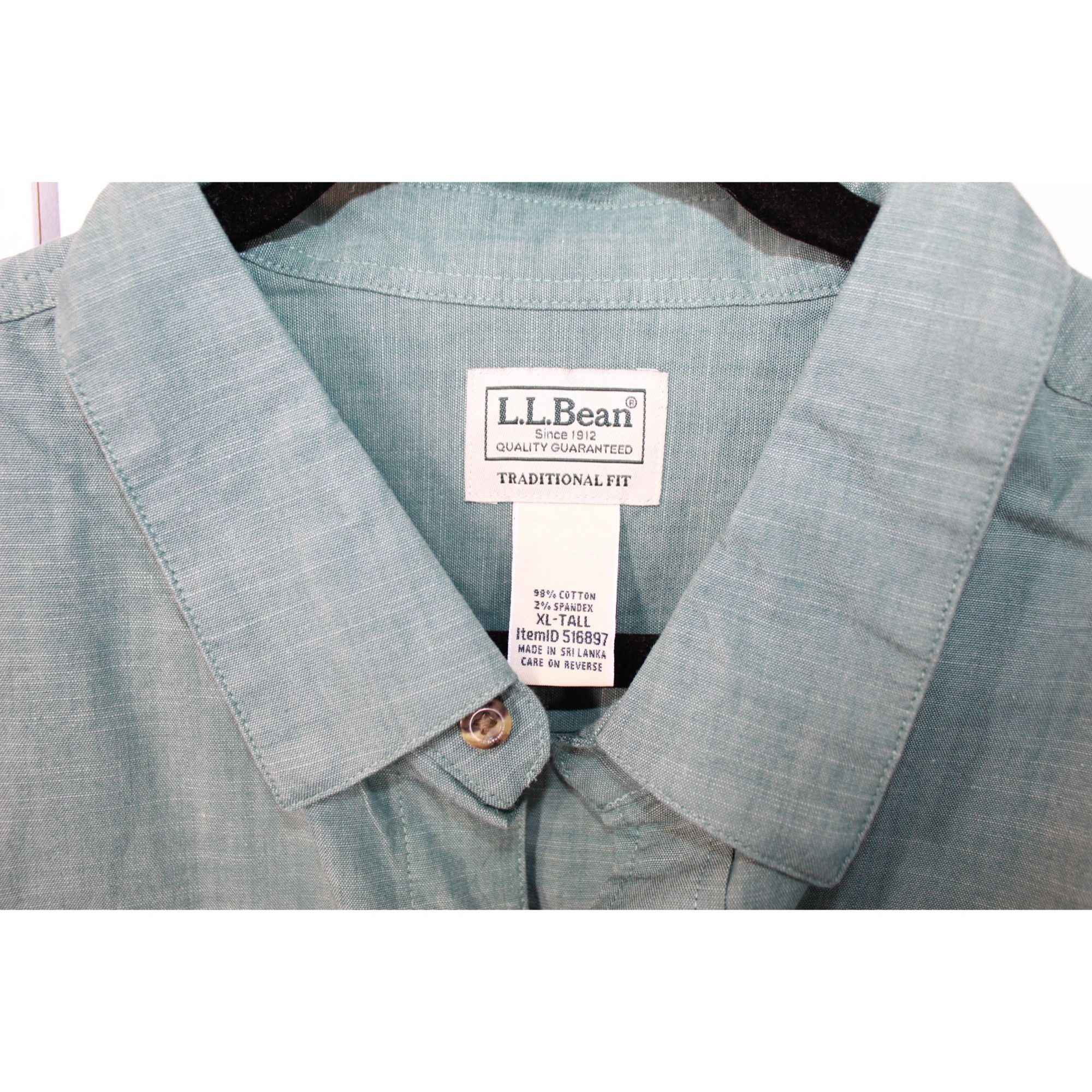L.L. Bean LL Bean Men's Traditional Fit Long Sleeve Button-Up Shirt Size US S / EU 44-46 / 1 - 5 Thumbnail