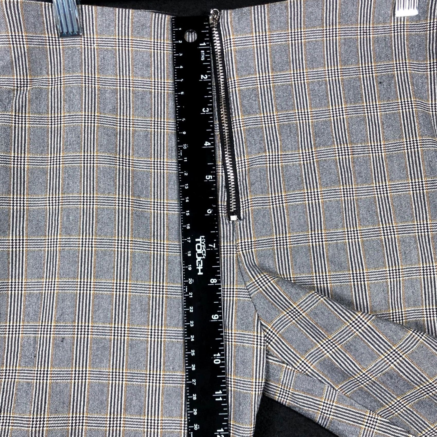 Zara Zara Women Pants Gray Multicolored Stripe Pull On Front Zip Ankle Stretch Medium Size 27" / US 4 / IT 40 - 7 Thumbnail