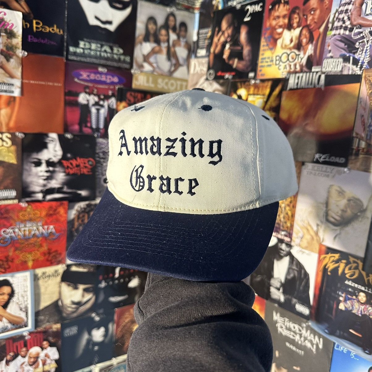 Vintage 90s/Y2K Amazing Grace Snap Back Hat Size ONE SIZE - 1 Thumbnail