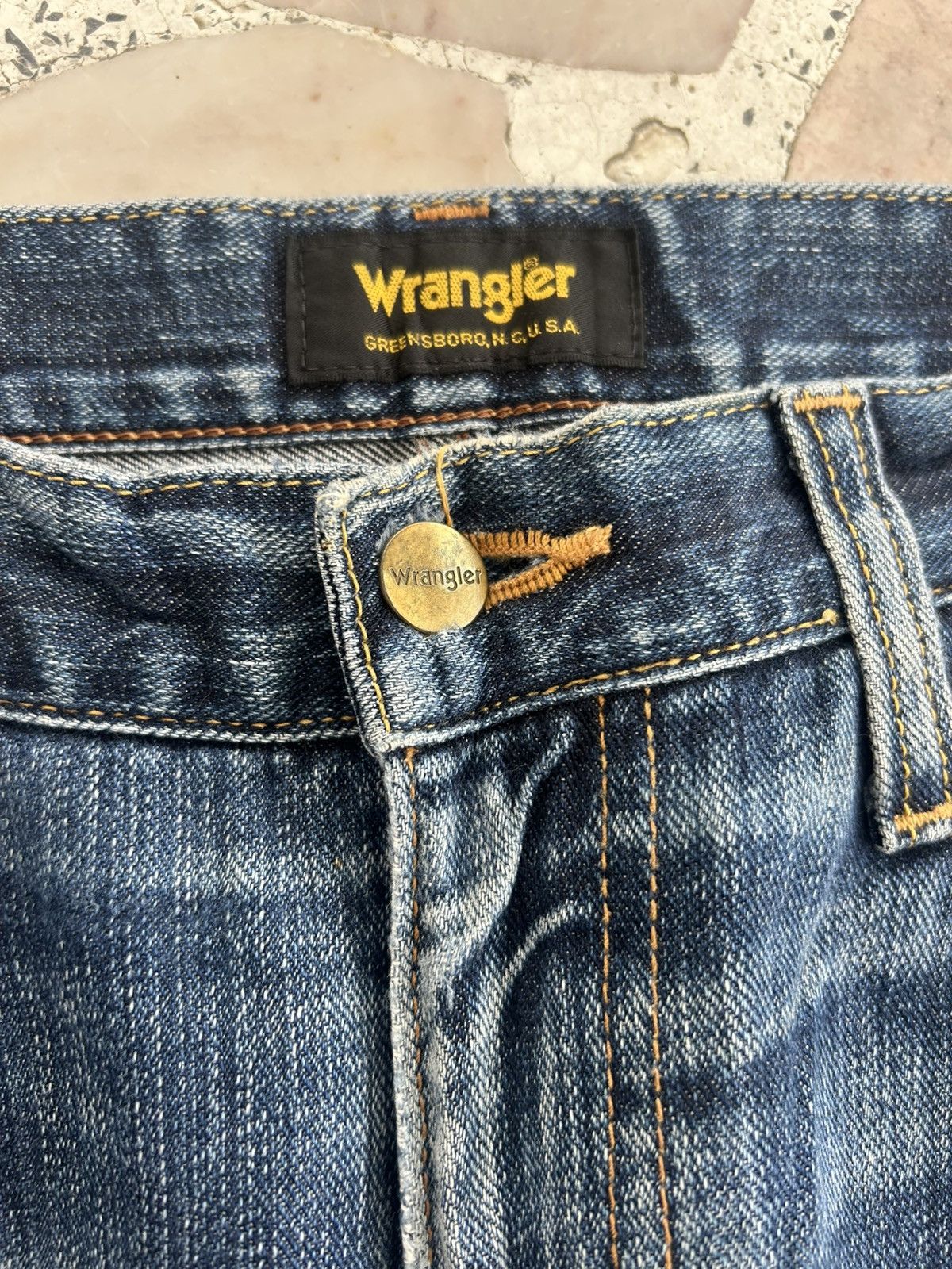 Wrangler Wrangler Ripped Vintage Denim Size US 34 / EU 50 - 6 Thumbnail
