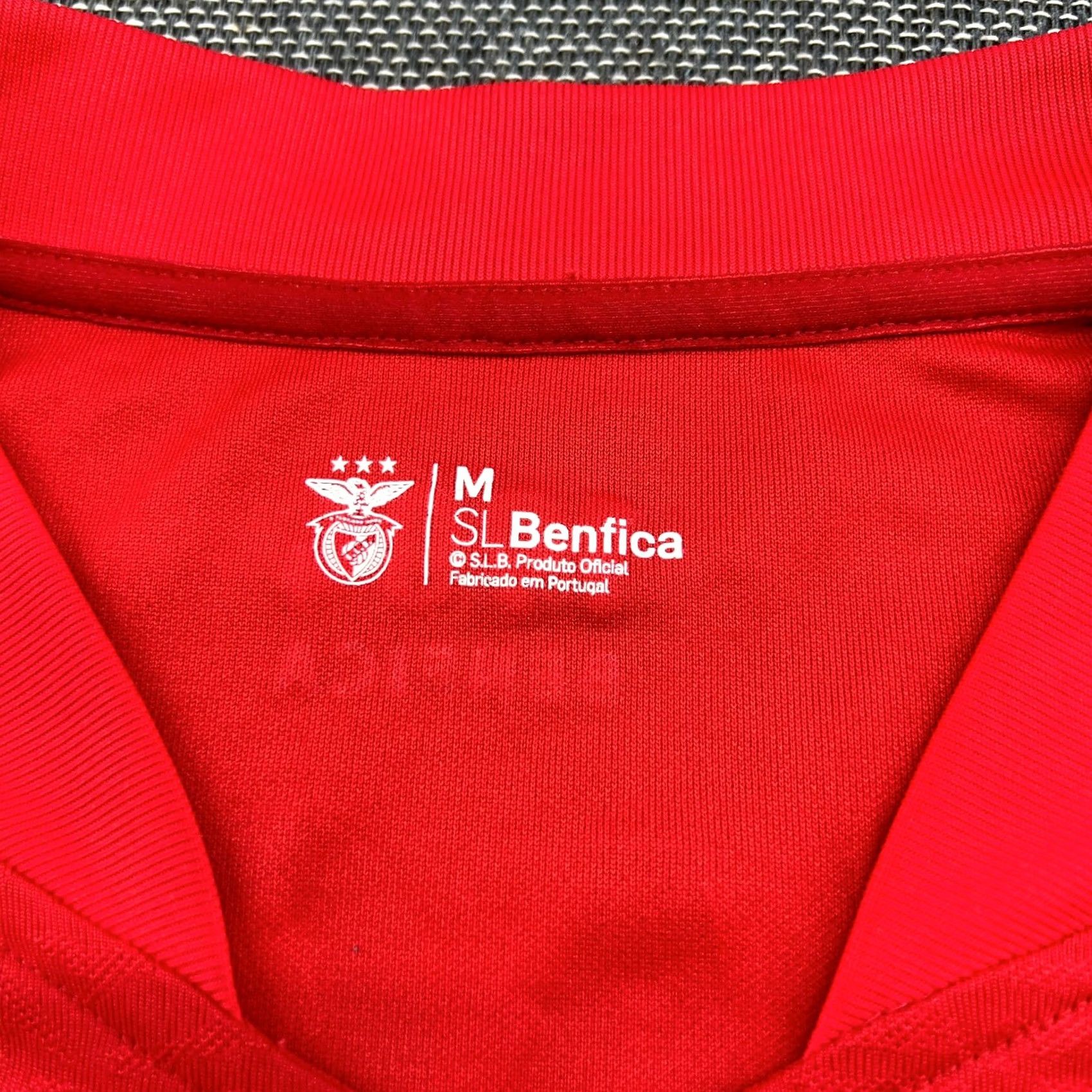 Vintage Benfica Jersey Mens Medium Red Football 2021 2022 Home Lucas Verissimo Da Silva Short Sleeve T-Shirt Moisture Wicking Quick Dry Sports Football Size US M / EU 48-50 / 2 - 5 Thumbnail