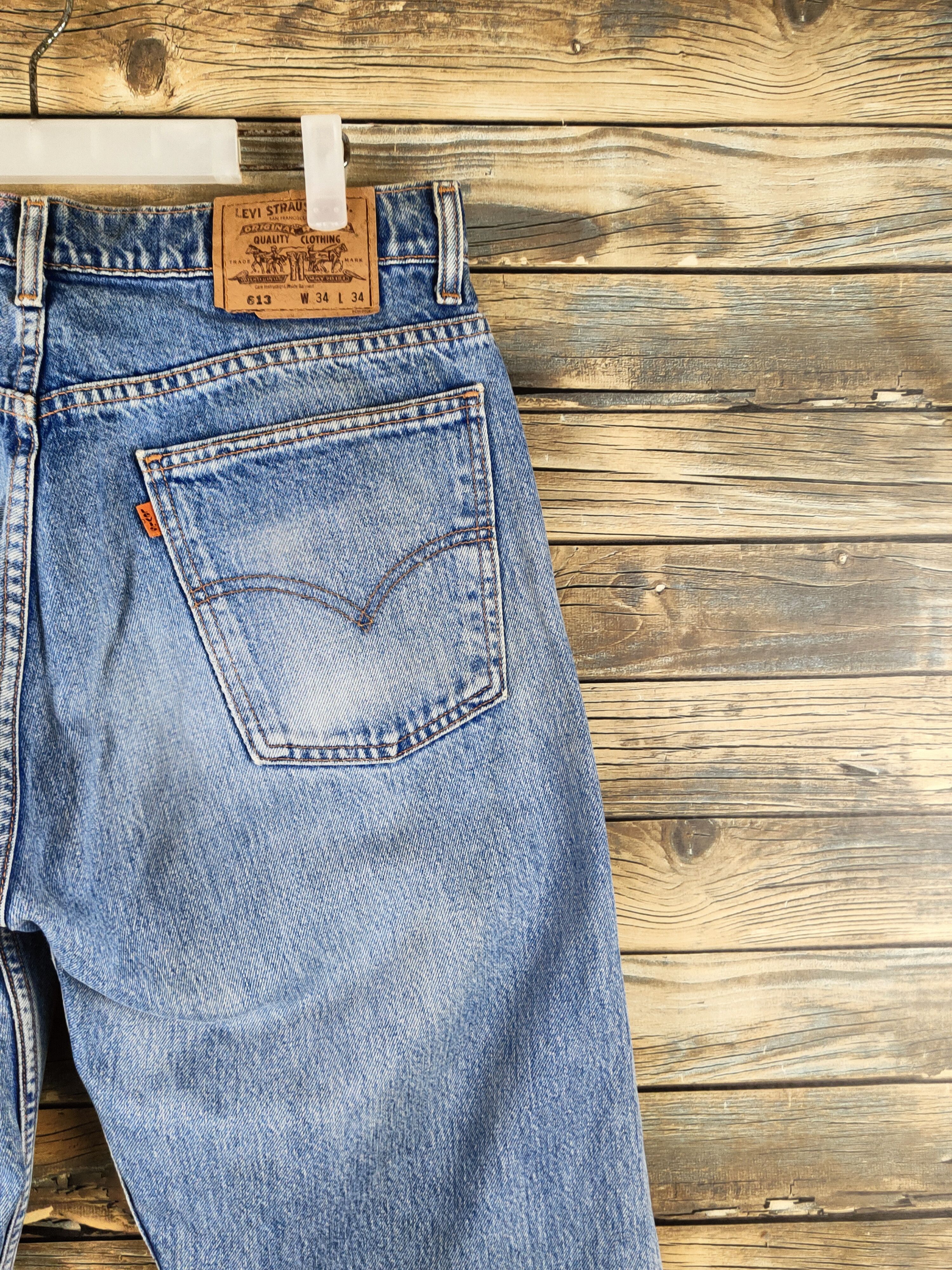Levi's 613 Levi's orange tab Distressed Ripped Jeans #S2831 Size US 32 / EU 48 - 11 Thumbnail