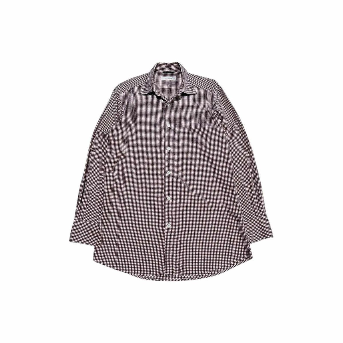 Ermenegildo Zegna 🔥Ermenegildo Zegna Red Check Shirt Long Sleeve Size US M / EU 48-50 / 2 - 1 Thumbnail