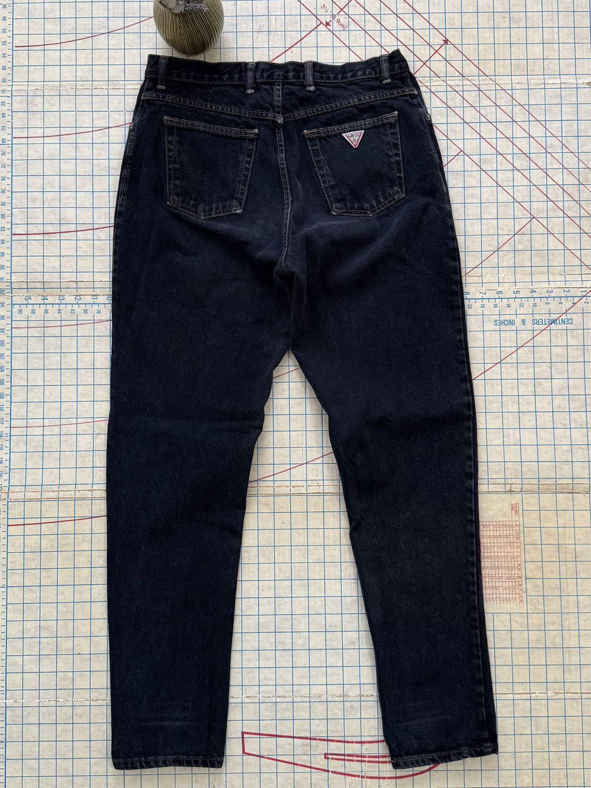 Guess Vintage 90’s Guess Jeans Dark Washed Tapered Leg Size 32x32 Size US 32 / EU 48 - 10 Thumbnail