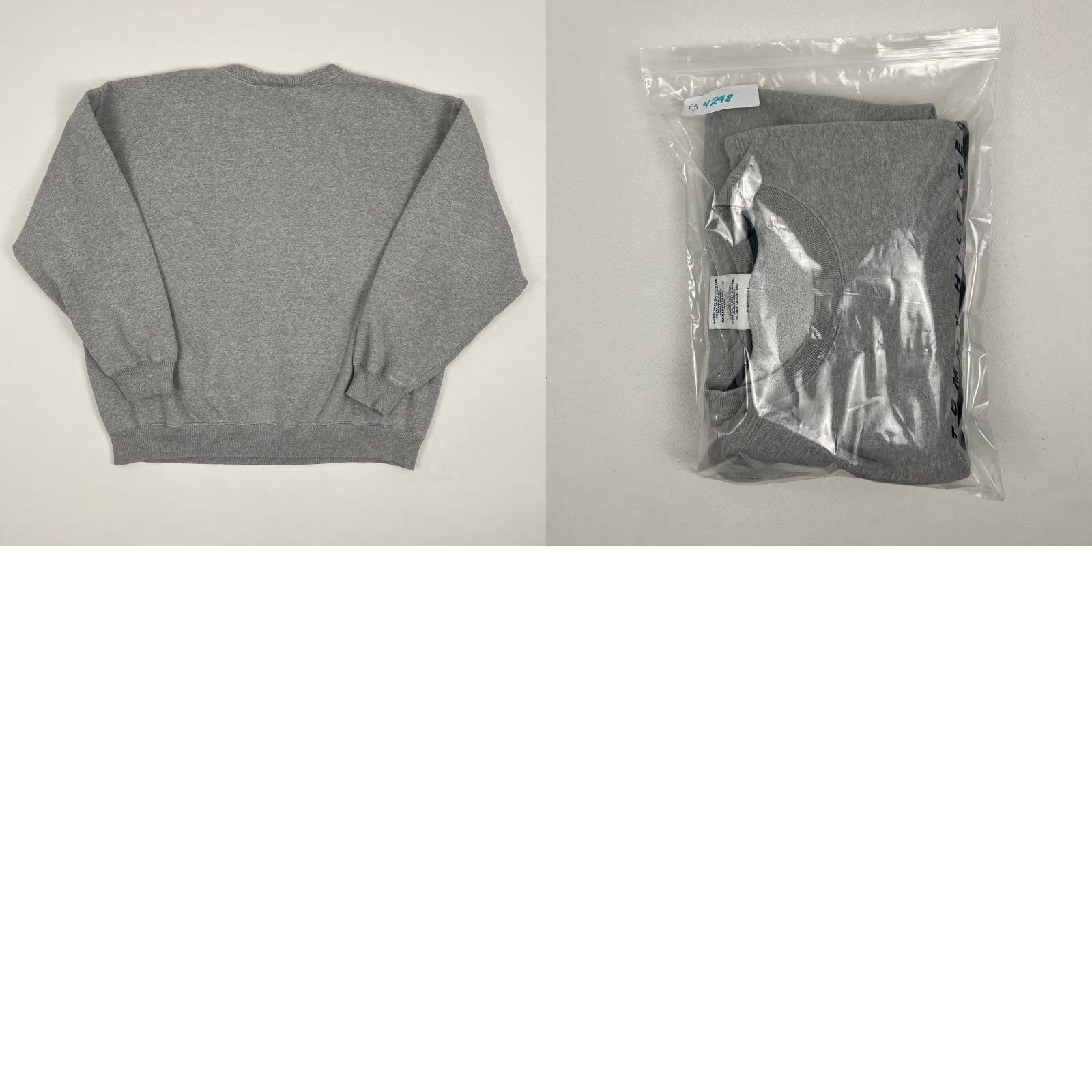 Tommy Hilfiger Y2K Tommy Hilfiger Athletics Sweatshirt Mens XL Gray Fleece Embroidered Crewneck Size US XL / EU 56 / 4 - 8 Thumbnail