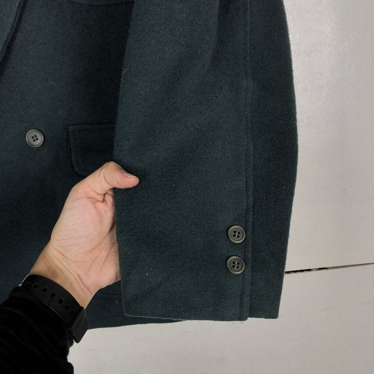Japanese Brand 🔥VINTAGE LANVIN STUDIO PARIS WOOL DOUBLE COLLAR Size US M / EU 48-50 / 2 - 15 Thumbnail